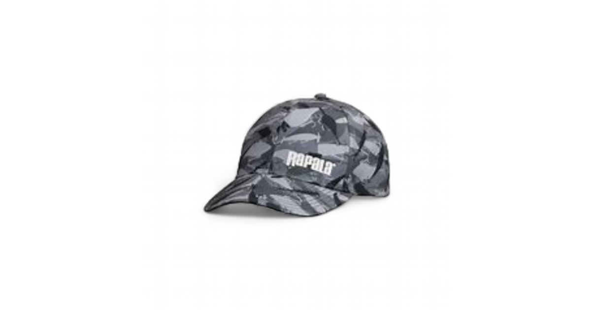 Casquette Rapala Snapback Réglable Noir – Motifs Leurres De Pêche, Maille, NEUF Sans étiquette